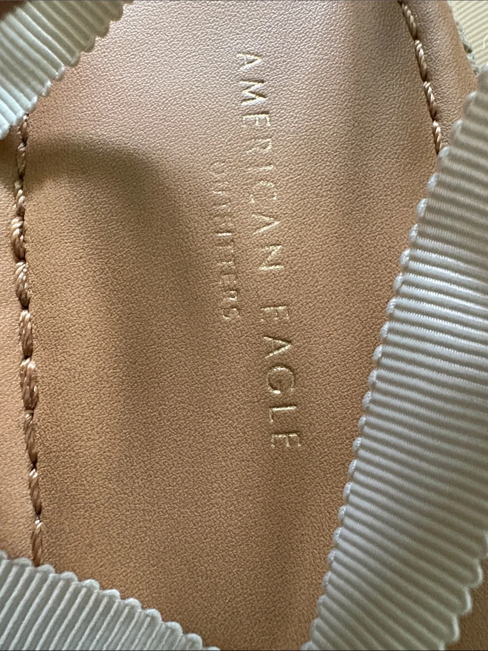American Eagle Outfitters Espadrille Lace-Up Wedge Sandals - Size 8